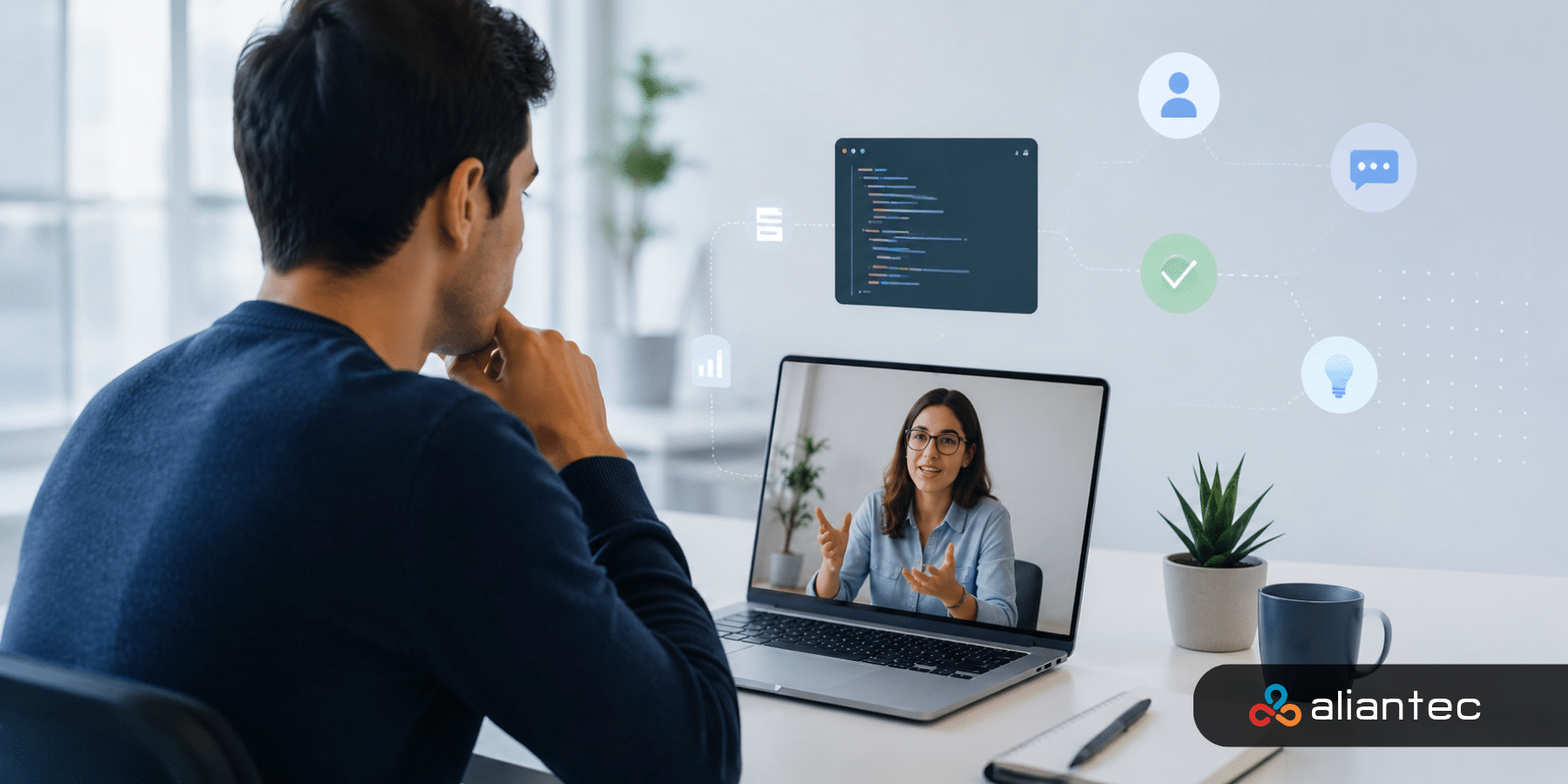Entrevista IT entre recruiter y candidato para evaluar habilidades técnicas, comunicación y criterio profesional